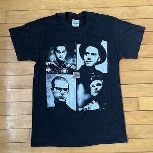 Vintage 1988 Depeche Mode USA Tour T-Shirt Spring Ford Black Medium Music Masses